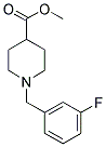 METHYL 1-(3-FLUOROBENZYL)-4-PIPERIDINECARBOXYLATE CAS#: 383146-94-9