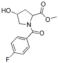 METHYL 1-(4-FLUOROBENZOYL)-4-HYDROXY-2-PYRROLIDINECARBOXYLATE CAS#: 318247-24-4
