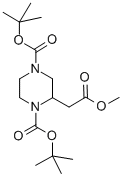 METHYL 1,4-DI-BOC-PIPERAZINE-2-ACETATE CAS#: 368441-99-0