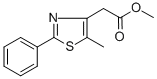 METHYL 2-(5-METHYL-2-PHENYL-1,3-THIAZOL-4-YL)ACETATE CAS#: 175136-29-5