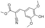 METHYL 2-CYANO-3-(4-HYDROXY-3,5-DIMETHOXYPHENYL)ACRYLATE CAS#: 150973-64-1