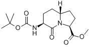 METHYL (3S,6S,8AR)-6-[(TERT-BUTOXYCARBONYL)AMINO]-5-OXOOCTAHYDROINDOLIZINE-3-CARBOXYLATE CAS#: 159405-37-5