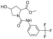 METHYL 4-HYDROXY-1-([3-(TRIFLUOROMETHYL)ANILINO]CARBONYL)-2-PYRROLIDINECARBOXYLATE CAS#: 318247-30-2