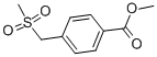 METHYL 4-(METHANESULFONYLMETHYL)BENZOATE CAS#: 160446-22-0
