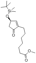 METHYL (R)-(+)-3-(TERT-BUTYLDIMETHYLSILYLOXY)-5-OXO-1-CYCLOPENTENE-1-HEPTANOATE CAS#: 41138-69-6