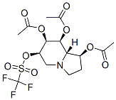 Methanesulfonic acid, trifluoro-, 1,7,8-tris(acetyloxy)octahydro-6-indolizinyl ester, 1S-(1.alpha.,6.beta.,7.alpha.,8.beta.,8a.beta.)- CAS#: 156205-67-3