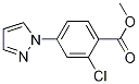 Methyl 2-chloro-4-(1H-pyrazol-1-yl)benzoate CAS#: 313674-09-8