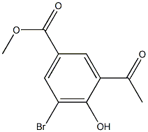 Methyl 3-acetyl-5-broMo-4-hydroxybenzoate CAS#: 160753-84-4