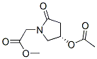 Methyl (S)-4-acetoxy-2-oxo-1-pyrrolidineacetate CAS#: 146235-30-5