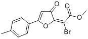 Methyl bromo(5-(4-methylphenyl)-3-oxo-2(3H)-furanylidene)acetate (Z)- CAS#: 149281-64-1