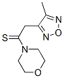 Morpholine,  4-[2-(4-methyl-1,2,5-oxadiazol-3-yl)-1-thioxoethyl]-  (9CI) CAS#: 352349-19-0