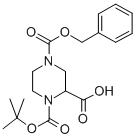 N-1-BOC-N-4-CBZ-2-PIPERAZINE CARBOXYLIC ACID CAS#: 149057-19-2