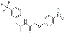 N-[1-methyl-2-[3-(trifluoromethyl)phenyl]ethyl]-2-(4-nitrophenoxy)acetamide CAS#: 40256-87-9
