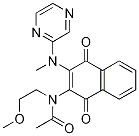 N-(1,4-dioxo-3-(pyrazin-2-ylMethylaMino)-1,4-dihydronaphthalen-2-yl)-N-(2-Methoxyethyl)acetaMide CAS#: 355405-02-6