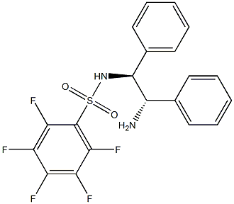 N-[(1S,2S)-2-aMino-1,2-diphenylethyl]-2,3,4,5,6-pentafluoro-BenzenesulfonaMide CAS#: 313342-24-4