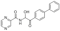 N-(2-(1,1'-Biphenyl)-4-yl-1-hydroxy-2-oxoethyl)pyrazinecarboxamide CAS#: 42069-33-0