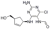 N-[2-Amino-4-chloro-6-[[(1R,4S)-4-(hydroxymethyl)-2-cyclopenten-1-yl]amino]-5-pyrimidinyl]formamide CAS#: 171887-04-0