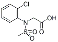 N-(2-CHLOROPHENYL)-N-(METHYLSULFONYL)GLYCINE CAS#: 392313-43-8