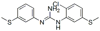 N-(2-Chloro-5-methylsulfanyl-phenyl)-N''-(3-methylsulfanyl-phenyl)-guanidine CAS#: 160754-78-9