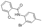 N-(2-bromo-4-methylphenyl)-2-methoxybenzamide CAS#: 353784-16-4