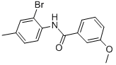 N-(2-bromo-4-methylphenyl)-3-methoxybenzamide CAS#: 353782-91-9
