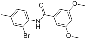 N-(2-bromo-4-methylphenyl)-3,5-dimethoxybenzamide CAS#: 352688-91-6