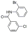 N-(2-bromophenyl)-3-chlorobenzamide CAS#: 349611-65-0