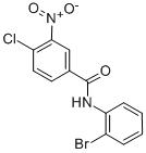 N-(2-bromophenyl)-4-chloro-3-nitrobenzamide CAS#: 349619-73-4