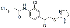 N-[2-chloro-4-[2-(4,5-dihydro-1H-imidazol-2-ylsulfanyl)acetyl]phenyl]a cetamide hydrochloride CAS#: 160518-39-8