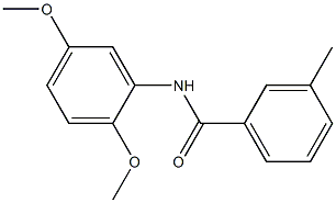N-(2,5-dimethoxyphenyl)-3-methylbenzamide CAS#: 331240-66-5