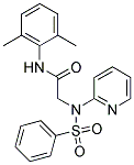 N-(2,6-DIMETHYLPHENYL)-2-[(PHENYLSULFONYL)(2-PYRIDINYL)AMINO]ACETAMIDE CAS#: 337922-56-2