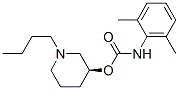 N-(2,6-Dimethylphenyl)carbamic acid [3S,(-)]-1-butyl-3-piperidinyl ester CAS#: 41148-29-2