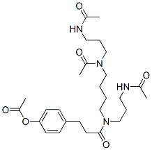 N-[3-(Acetylamino)propyl]-N-[4-[acetyl[3-(acetylamino)propyl]amino]butyl]-3-(4-acetoxyphenyl)propanamide CAS#: 42920-02-5