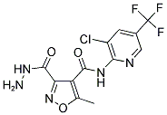 N-[3-CHLORO-5-(TRIFLUOROMETHYL)-2-PYRIDINYL]-3-(HYDRAZINOCARBONYL)-5-METHYL-4-ISOXAZOLECARBOXAMIDE CAS#: 338397-37-8