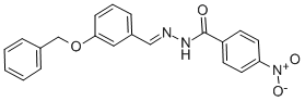 N'-[3-(benzyloxy)benzylidene]-4-nitrobenzohydrazide CAS#: 328916-24-1
