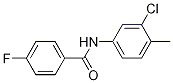 N-(3-chloro-4-methylphenyl)-4-fluorobenzamide CAS#: 330469-22-2
