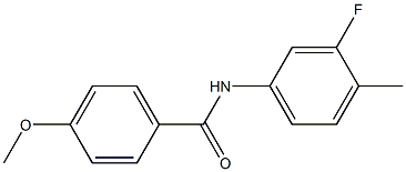 N-(3-fluoro-4-methylphenyl)-4-methoxybenzamide CAS#: 327065-77-0