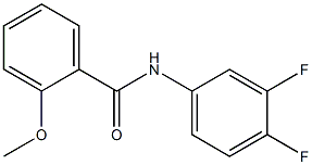 N-(3,4-difluorophenyl)-2-methoxybenzamide CAS#: 353782-02-2