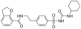 N-[[4-[2-[[(2,3-Dihydrobenzofuran-7-yl)carbonyl]amino]ethyl]phenyl]sulfonyl]-N'-cyclohexylurea CAS#: 41177-35-9
