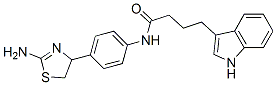 N-[4-(2-amino-4,5-dihydro-1,3-thiazol-4-yl)phenyl]-4-(1H-indol-3-yl)bu tanamide CAS#: 161806-43-5