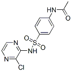 N-[4-[[(3-Chloropyrazin-2-yl)amino]sulfonyl]phenyl]acetamide CAS#: 40837-23-8