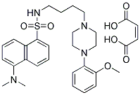 N-(4-[4-(2-METHOXYPHENYL)-PIPERAZIN-1-YL]-BUTYL-5-(DIMETHYLAMINO)-NAPTHALENE-1-SULFONAMIDE MALEATE CAS#: 390803-40-4