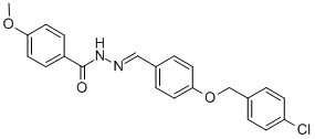 N'-{4-[(4-chlorobenzyl)oxy]benzylidene}-4-methoxybenzohydrazide CAS#: 331737-28-1