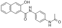 N-(4-Acetylaminophenyl)-3-hydroxynaphthalene-2-carboxamide CAS#: 41506-62-1