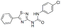 N-(4-Chlorophenyl)-N'-(5-phenyl-1,2,4-thiadiazol-3-yl)urea CAS#: 42053-82-7