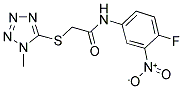 N-(4-FLUORO-3-NITROPHENYL)-2-[(1-METHYL-1H-1,2,3,4-TETRAAZOL-5-YL)SULFANYL]ACETAMIDE CAS#: 332130-04-8