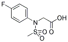 N-(4-FLUOROPHENYL)-N-(METHYLSULFONYL)GLYCINE CAS#: 392313-57-4
