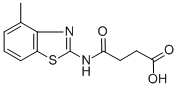 N-(4-METHYL-BENZOTHIAZOL-2-YL)-SUCCINAMIC ACID CAS#: 312594-50-6