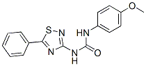 N-(4-Methoxyphenyl)-N'-(5-phenyl-1,2,4-thiadiazol-3-yl)urea CAS#: 42053-83-8