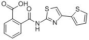 N-(4-THIOPHEN-2-YL-THIAZOL-2-YL)-PHTHALAMIC ACID CAS#: 325807-37-2